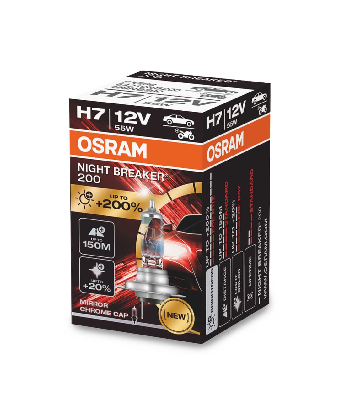 Osram Night Breaker H7 55W +200%