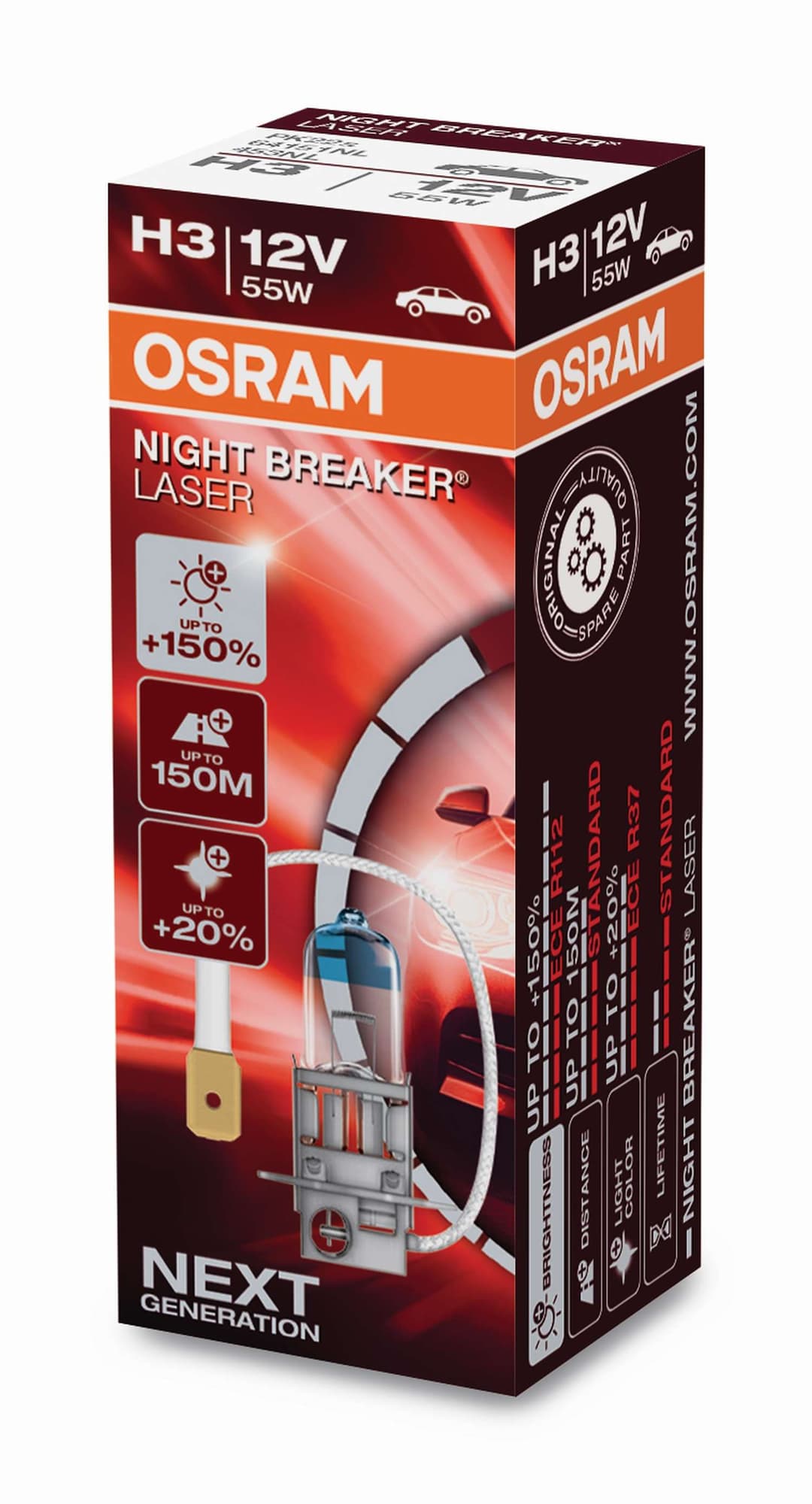 Osram Night Breaker H3 55W +150%