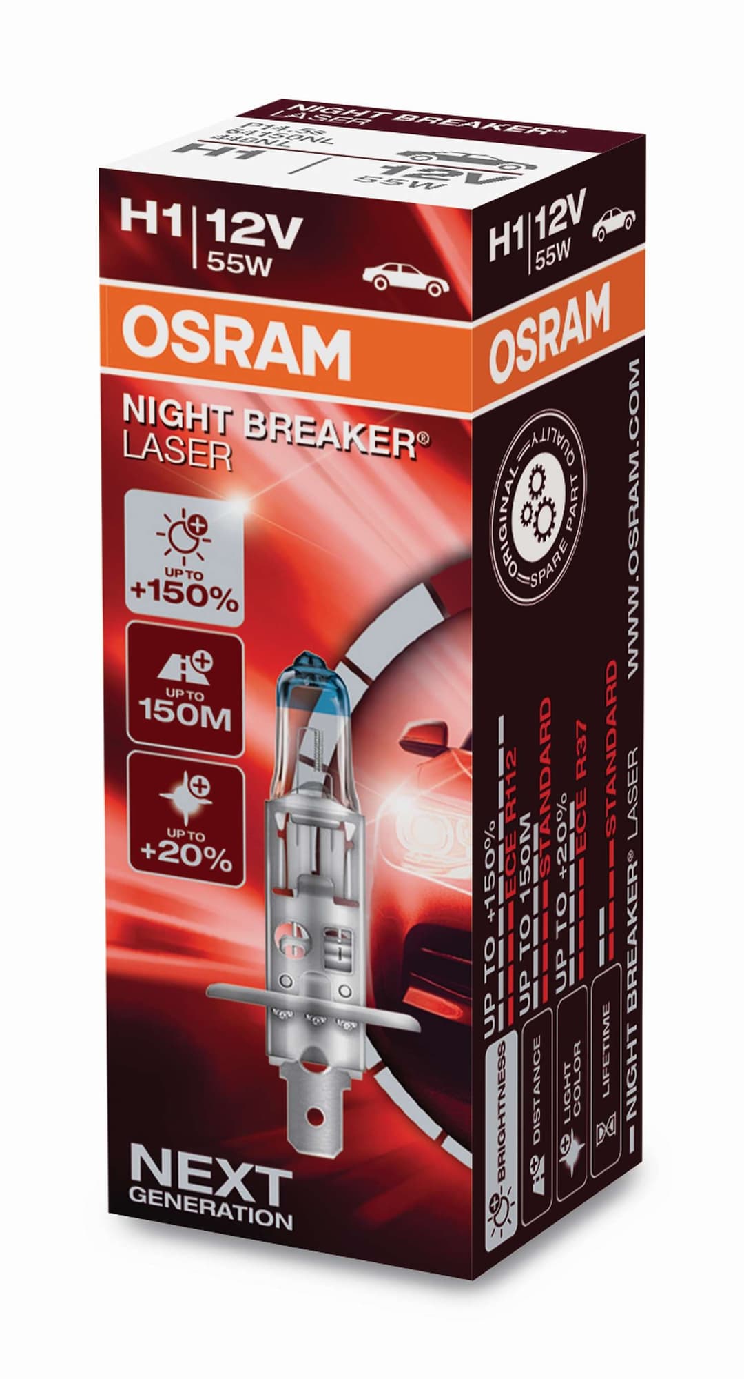 Osram Night Breaker H1 55W +150%