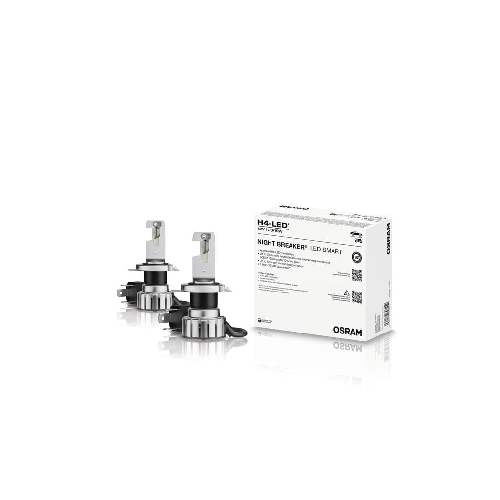 H4 20/19W NIGHT BREAKER LED SMART +330% 2 stk