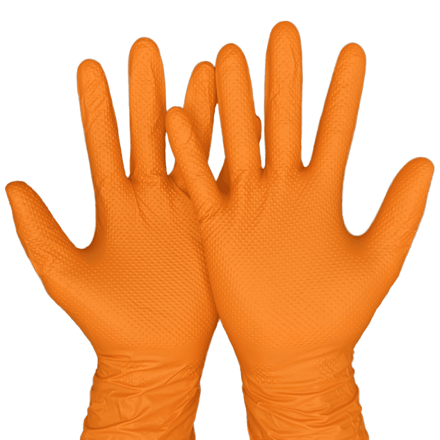 Aldena Orange Nitril Engangshansker str. XL ( 50 stk.)