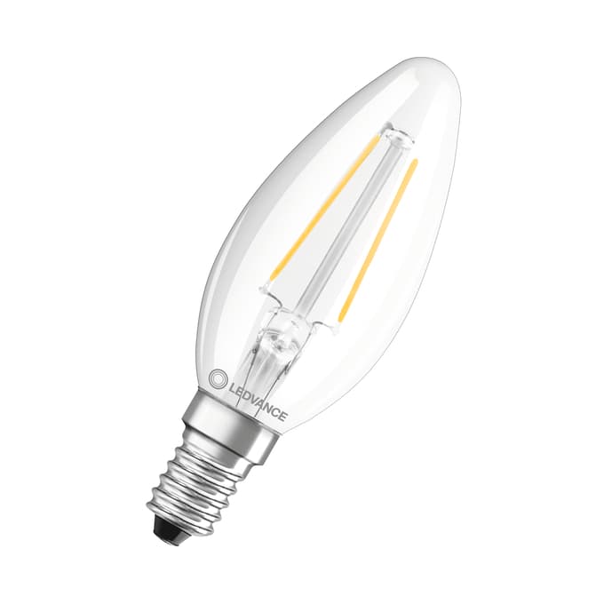 LEDVANCE LED CLB25 2.5W 827  FILCL E14 P    