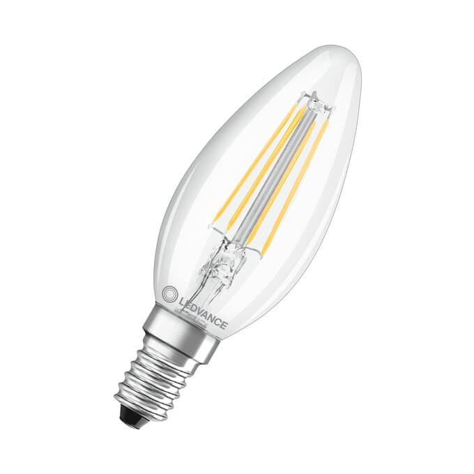 LEDVANCE LED CLB40 4W 827  FILCL E14 P      