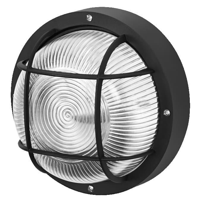 Bulkhead Essential Round E27 Black